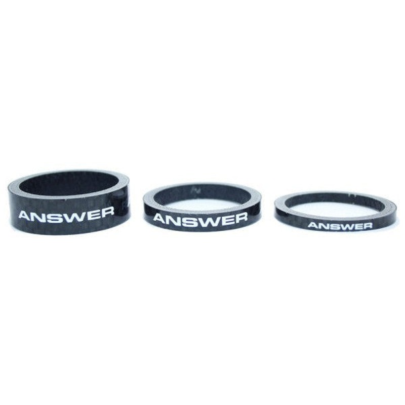 Answer Mini 1in Carbon Headset Spacer (Set of 3)