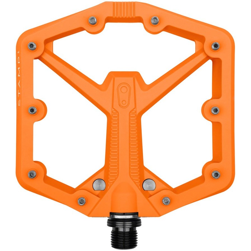 Crank Brothers Stamp 1, Gen 2 Pedals – Large – Orange