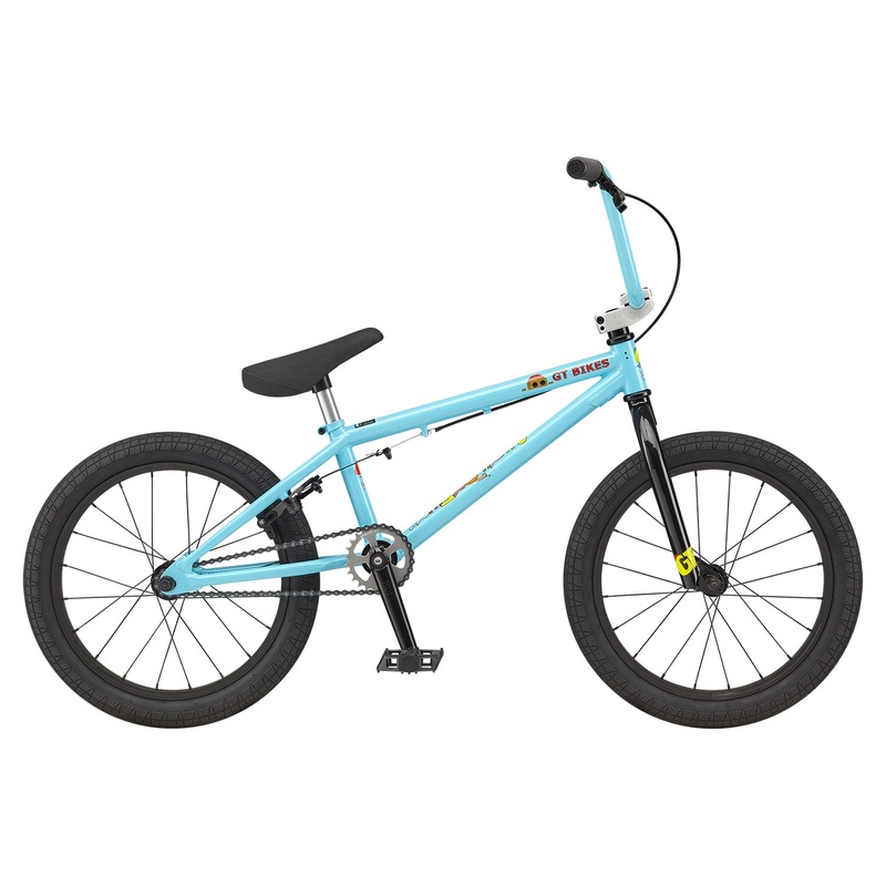 GT Jr Performer 18″ BMX Bike-Aqua