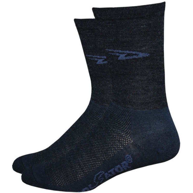 DeFeet Wooleator 5″ D-Logo Socks 12 Charcoal