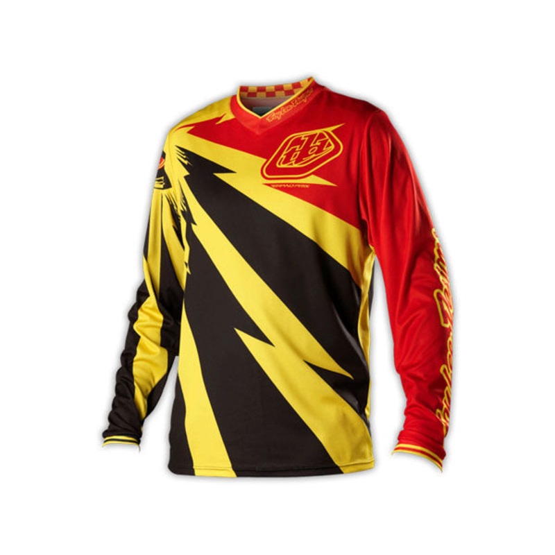 Troy Lee 2014 GP BMX Race Jersey-Cyclops Yellow