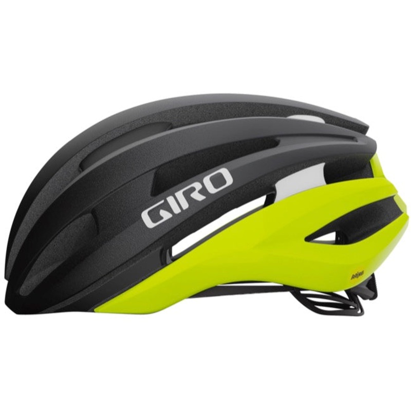 Giro Synthe MIPS II Road Helmet – Matt Black-Hi-Viz Yellow – 2021