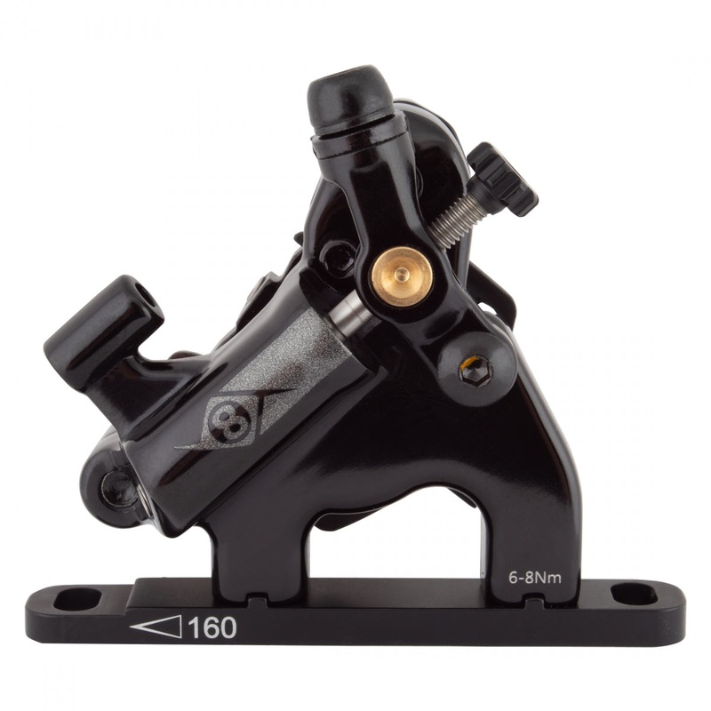 Origin8 Vise Road Mechanical & Hydraulic Flat Mount Disc Brake Sets  High-Performance, Dual Piston, Tool-Free Adjustment, Compatible with 160-180mm Rotors