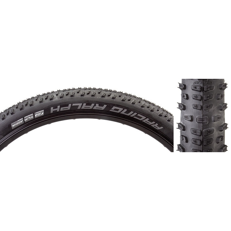 Schwalbe Racing Ralph Tire – 29 x 2.25 Tubeless Folding BLK Performance Line TwinSkin Addix