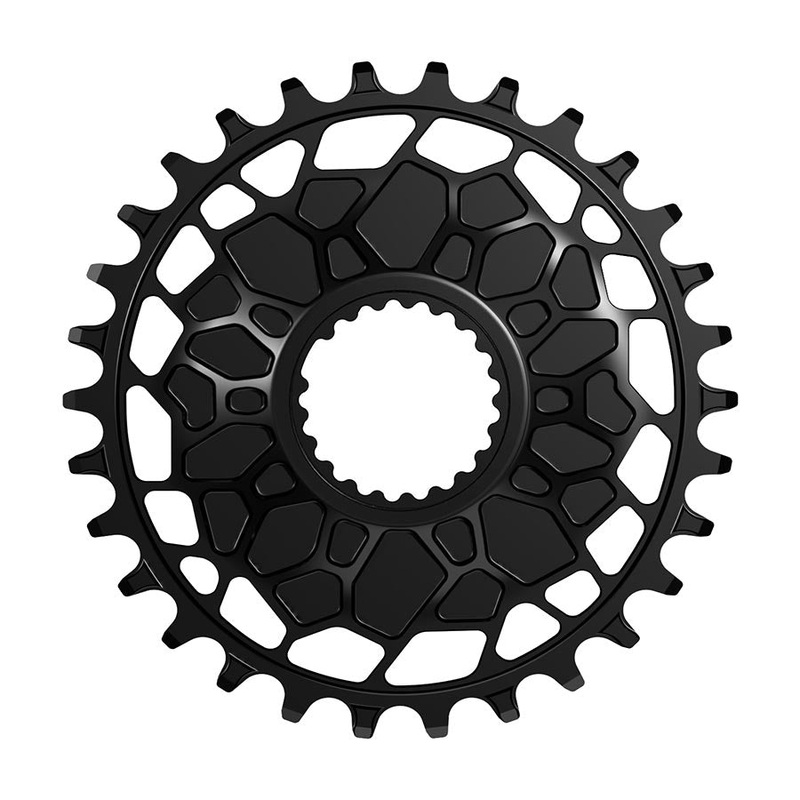 Works Components GEO Shimano Chainring Teeth: 32 Speed: 12 BCD: Direct Mount Shimano Front 7075-T6 Aluminum Black