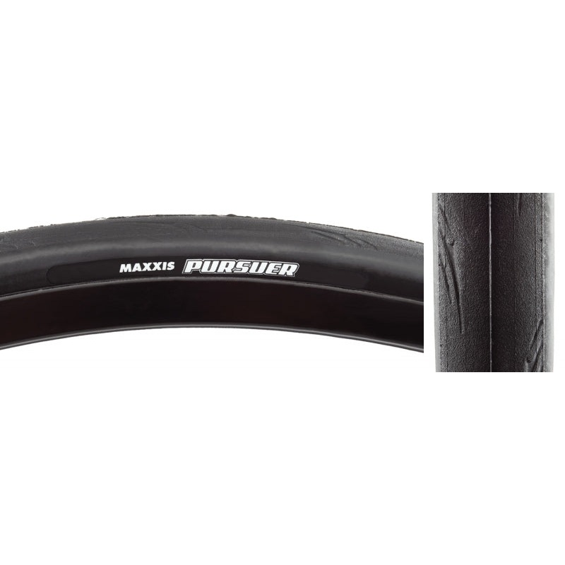 Maxxis Pursuer Tire – 700 x 25 Clincher Folding Black/Tan