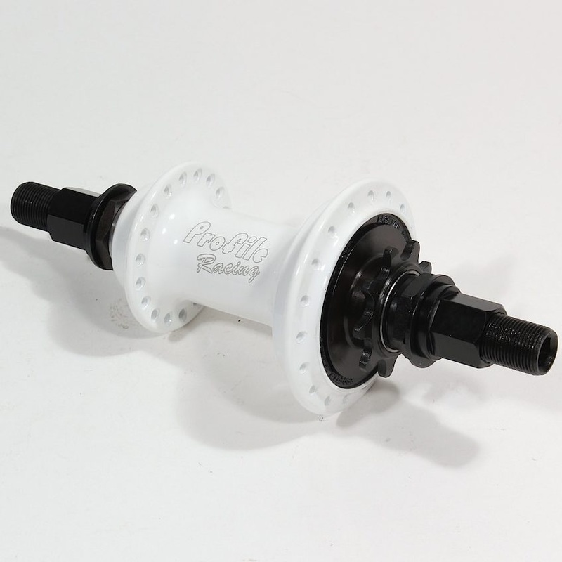 Profile Elite Cassette Rear Hub – White