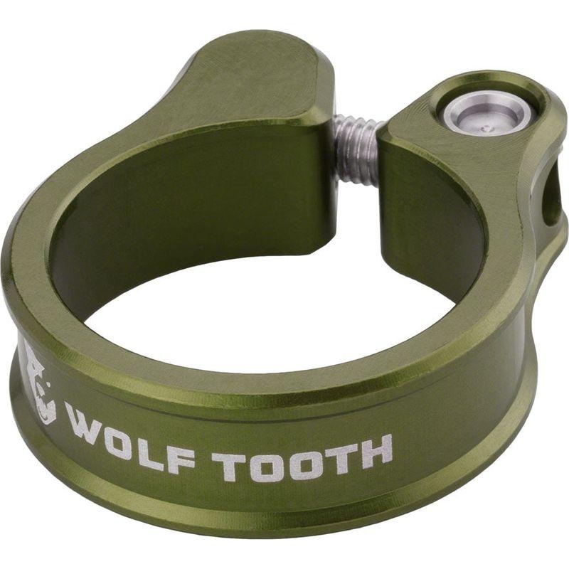 Wolf Tooth Seatpost Clamp – 29.8mm Bolt-On Olive