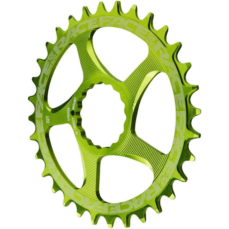 RaceFace Narrow Wide Chainring: Direct Mount CINCH 28t Green