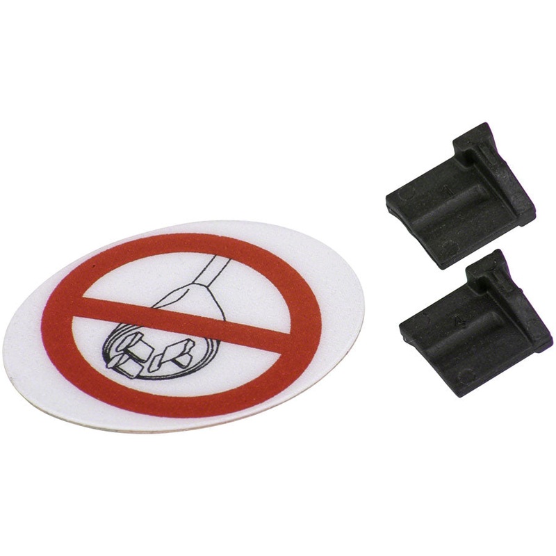Bosch Charging Socket Blanking Plug Kit – 2 Blanking Plugs 1 sticker BDU2XX BDU3XX