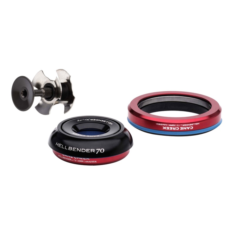 Cane Creek Hellbender 70 Lite Headset – IS42/28.6/H9|IS52/40 B Tapered Black