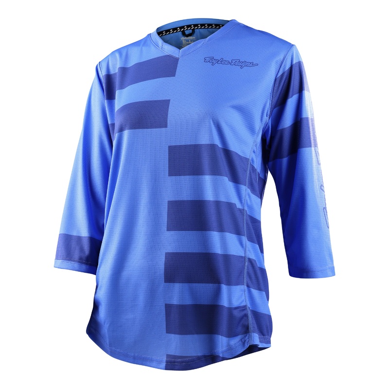 Troy Lee Designs Mischief 3/4 Sleeve MTB Jersey – Womens – Split Stripe – Wildflower