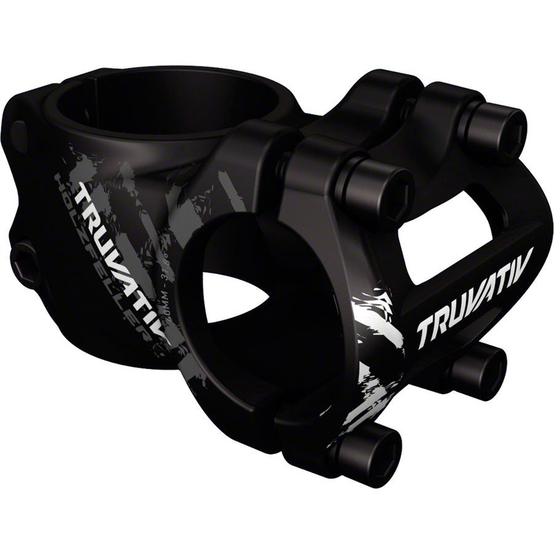 TruVativ Holzfeller Stem – 50mm, 31.8 Clamp, +/-0, 1 1/8″, Aluminum, Black