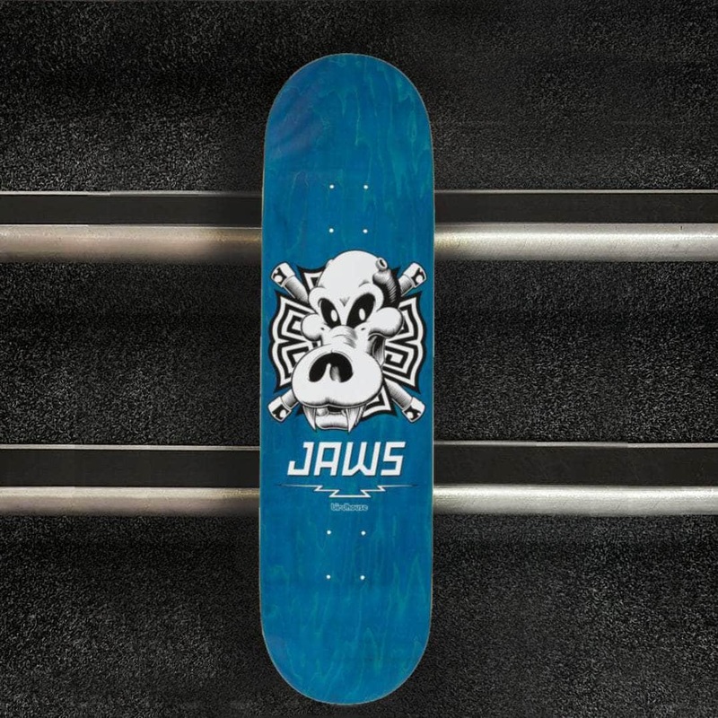 Birdhouse Pro Jaws Skull 8.25″ Blue Skateboard Deck