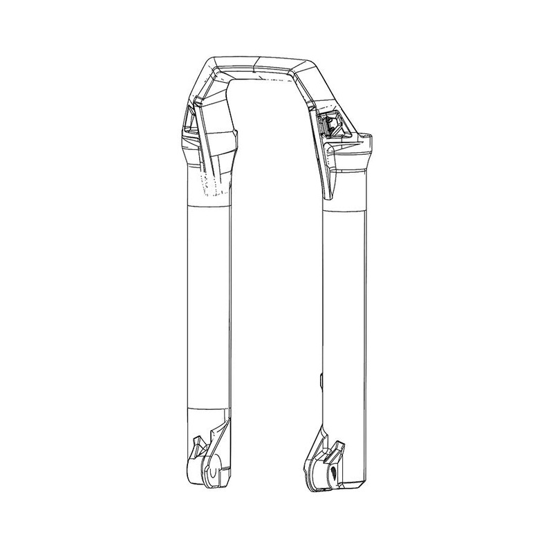 RockShox Lower Leg Assembly – ZEB A1 Ultimate – 27.5″ – Gloss Black