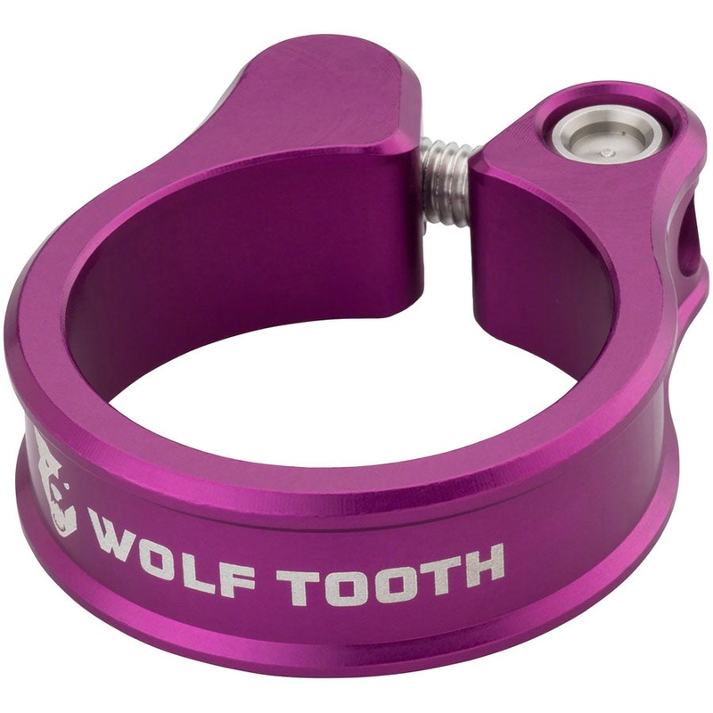 Wolf Tooth Seatpost Clamp – 31.8mm Bolt-On Purple