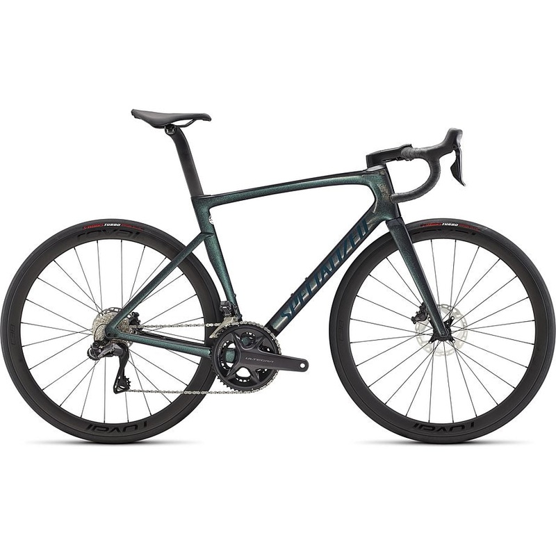 2022 Specialized tarmac sl7 expert bike gloss carbon/oil tint/forest green 58