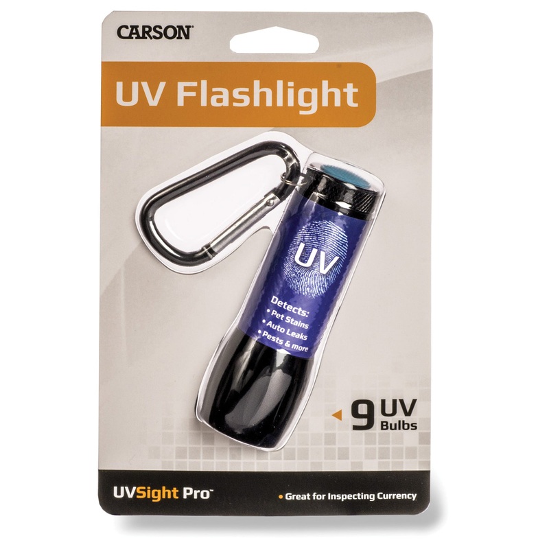 Carson Optical Uvsight Pro: Powerful UV LED Flashlight for Ultimate Visibility