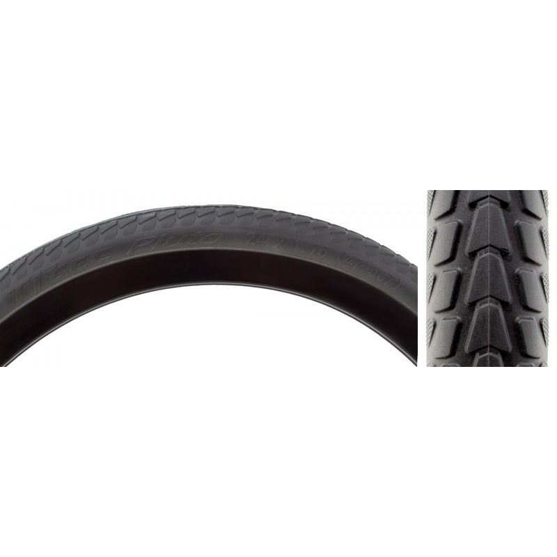 Tire Titec 24X1.75 Solid Flatfree Wire Black