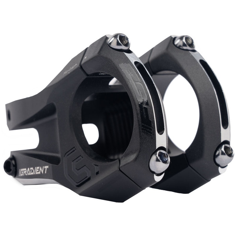 Full Speed Ahead Gradient Alloy Stem – 50mm 31.8mm Clamp +6 1 1/8″ Black