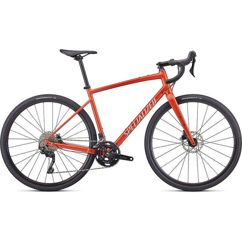 2024 Specialized diverge e5 elite bike satin redwood/gloss white/chrome/clean 56