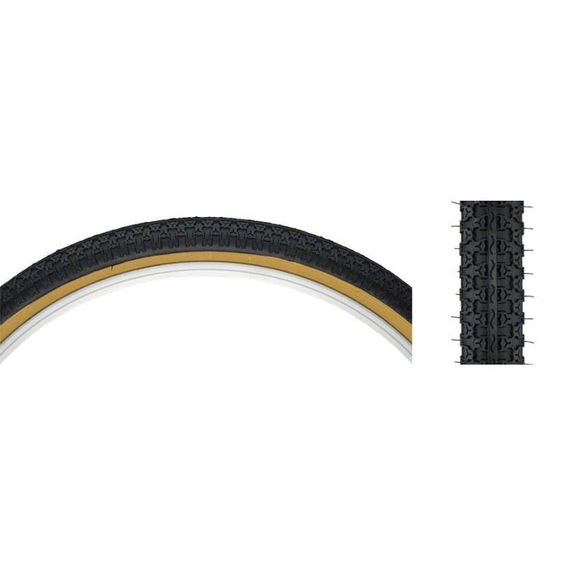 26×1.75 Kenda K53 BMX/ATB/Cruiser tire – Black Gumwall