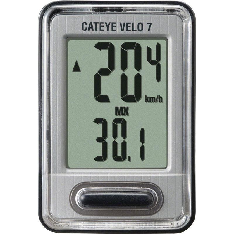 CatEye Velo 7 Bike Computer – Wired Black