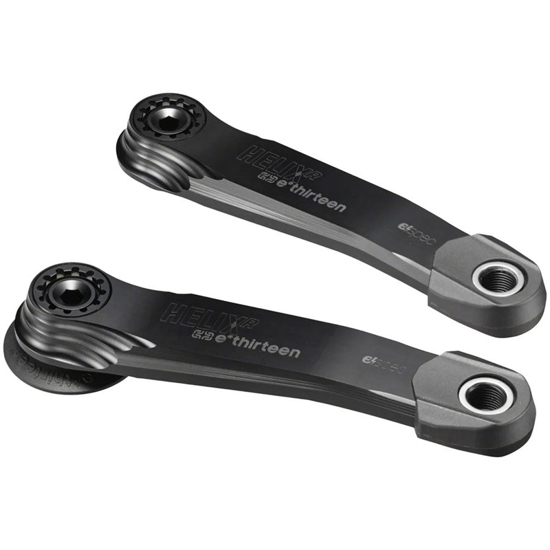 e*thirteen Helix Race Alloy e*spec Crank Arm Set – Black