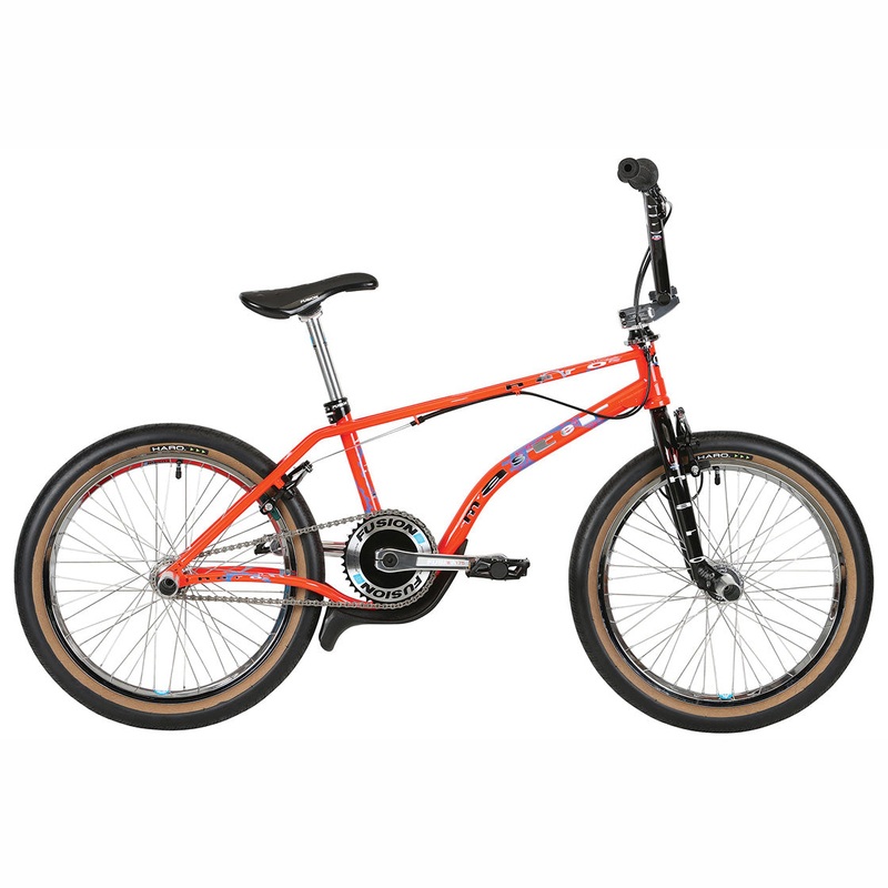 Haro Lineage Air Master 20.5″TT BMX Freestyle Bike-Neon Red