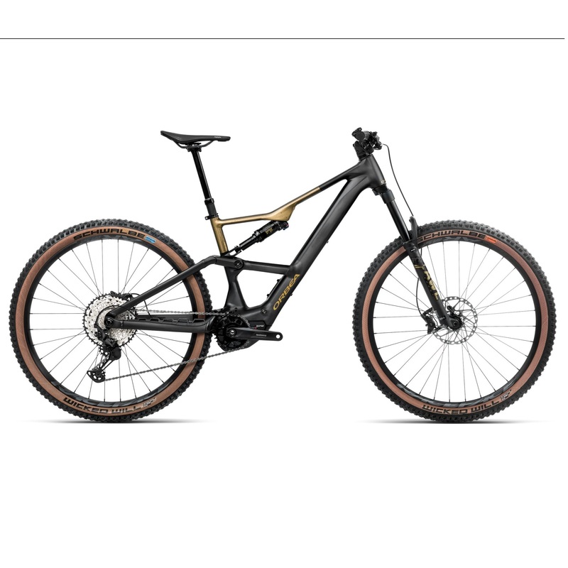 2025 Orbea RISE SL H20 20mph Trail MTB E-BIKES – Small, Diamond Black-Splash Olive Green (Matte)