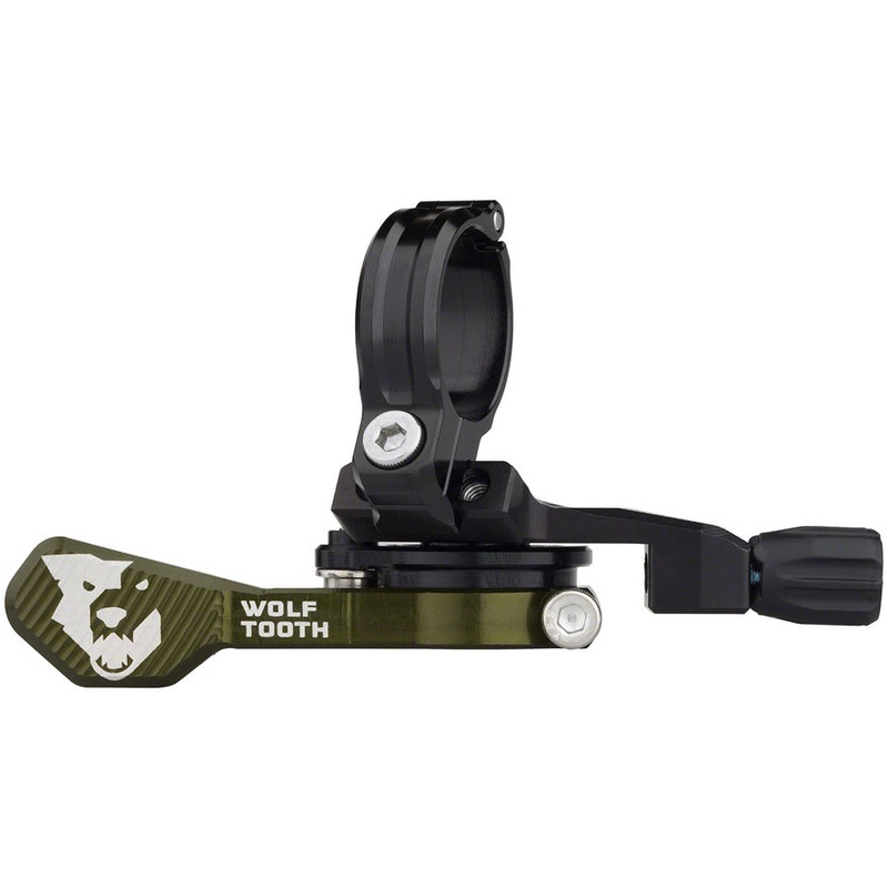 Wolf Tooth ReMote Pro Dropper Post Lever – 22.2mm Clamp Olive