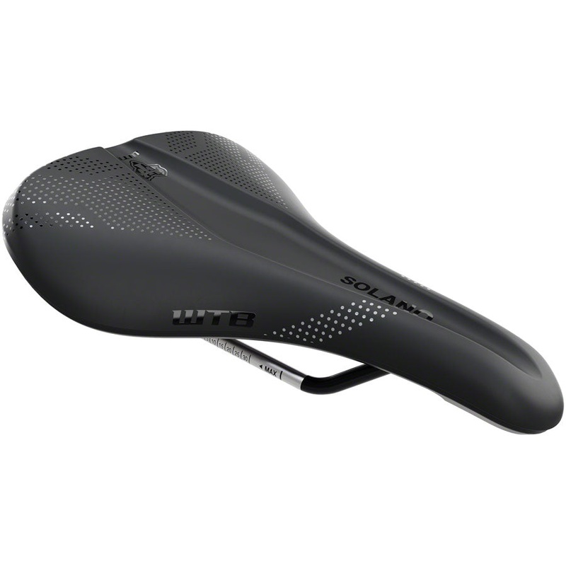 Bike Saddle WTB Solano – Chromoly, Black, Wide, Fusion Form