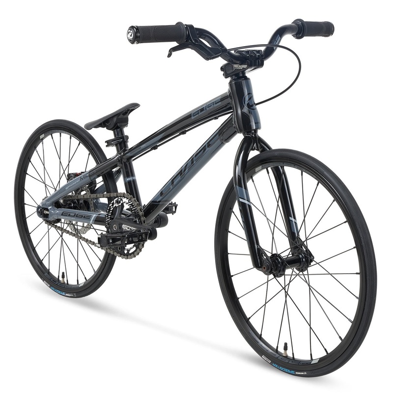 Chase Edge Micro 18″ Complete BMX Race Bike – 16.25″TT – Black/Gray