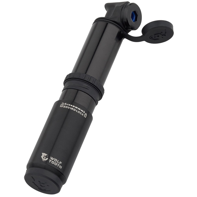 Wolf Tooth Encase Pump with Chain Tool and Tire Plug Tool – 40cc
