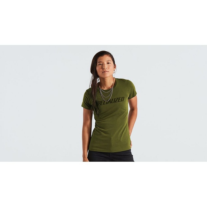 Specialized wordmark tee ss wmn olive green xl