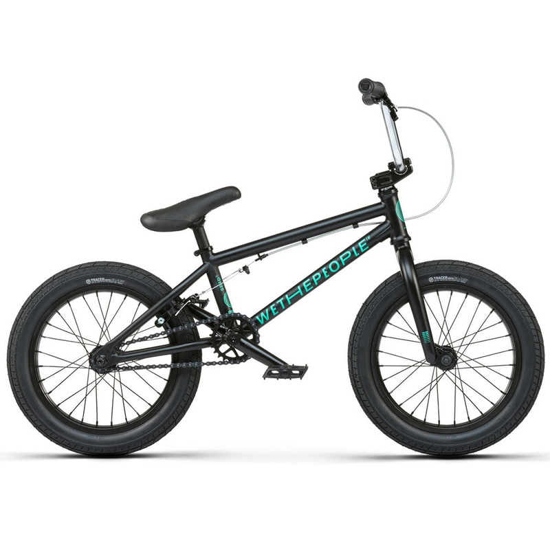 We The People 2023 Seed 16″ BMX Freestyle Bike-Matte Black