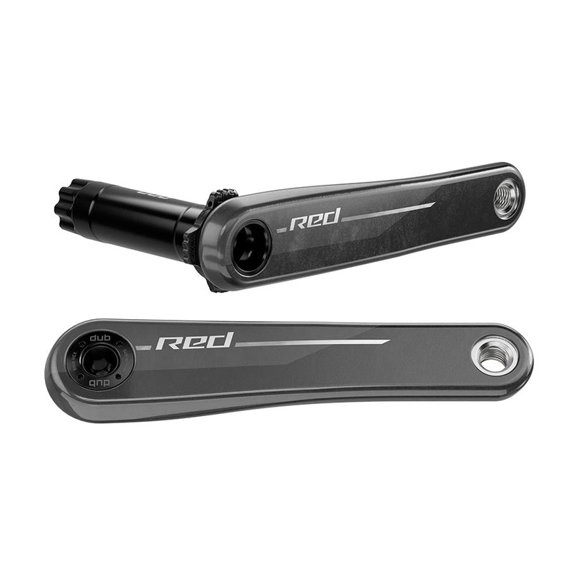 SRAM RED Crank Arm Assembly – 172.5mm 12-Speed 8-Bolt Direct Mount DUB Spindle Interface Natural Carbon E1