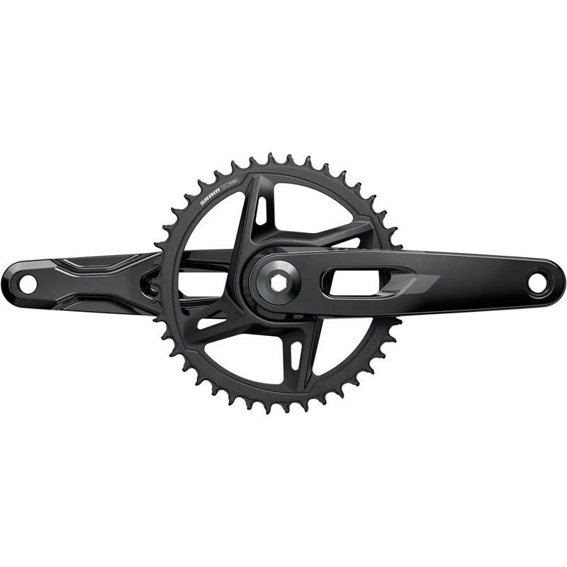 SRAM Rival 1x XPLR Wide Crankset – 172.5mm 12/13-Speed 42t 8-Bolt Direct Mount DUB Spindle BLK E1