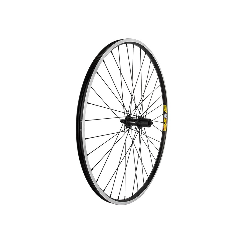 WheelMaster 700c Alloy Hybrid Double Wall Road Wheel – Rear – Black