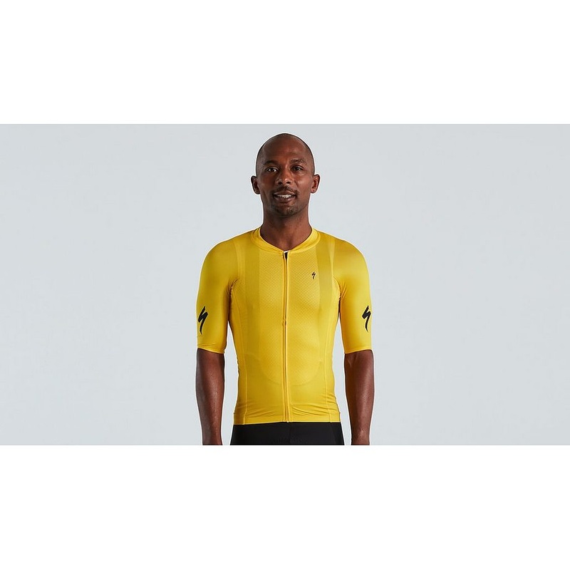 Specialized sl r logo jersey ss men golden yellow xs