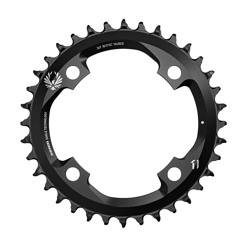SRAM X-Sync 2 Eagle Chainring – 36 Tooth 104mm BCD 12-Speed Black