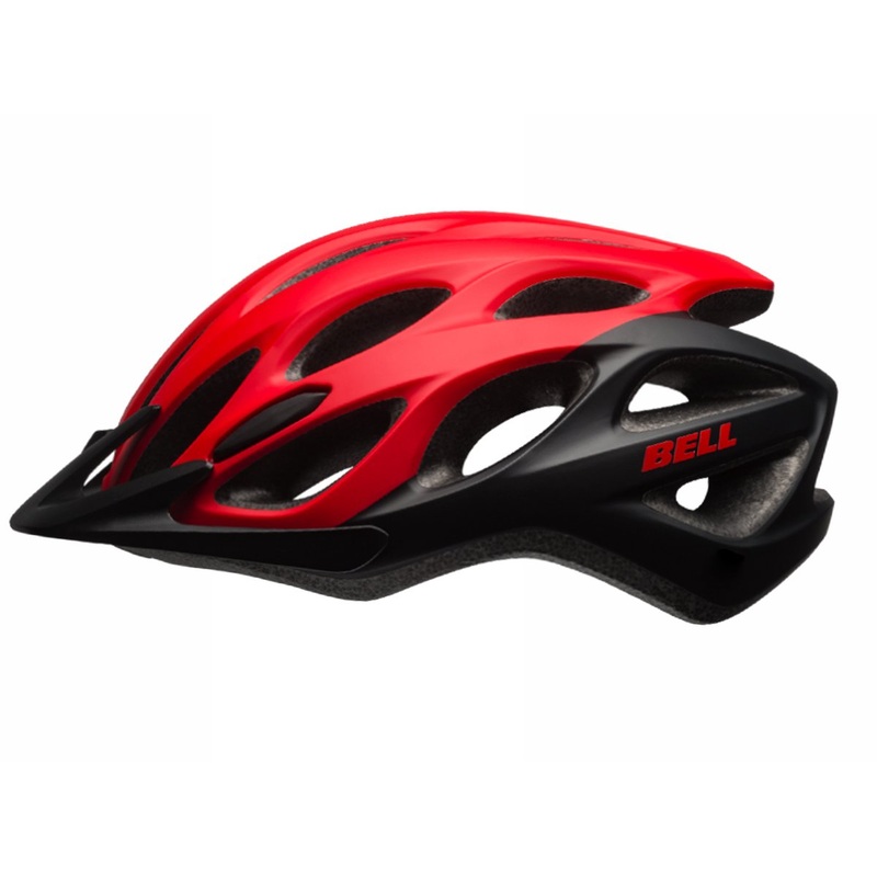 Bell Traverse MTB Helmet – Matt Black-Red
