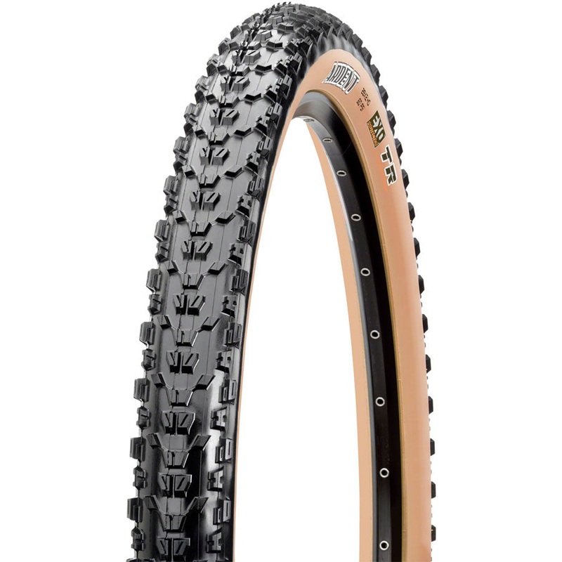 Maxxis Ardent Tire – 27.5 x 2.40 Tubeless Folding Black/Dark Tan Dual EXO