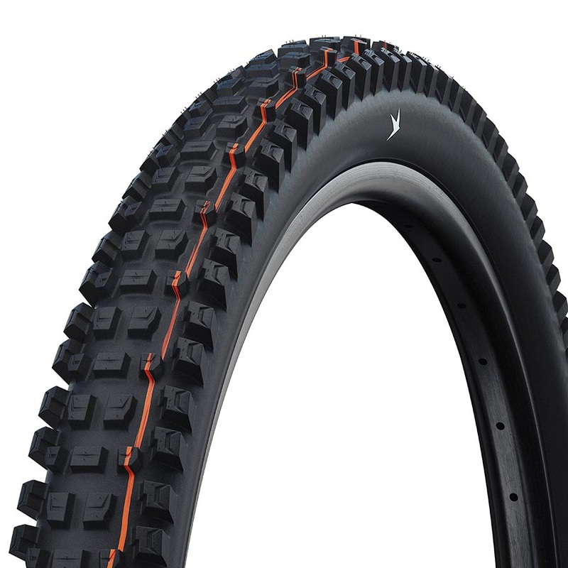 Schwalbe Albert Tire – 29 x 2.50 Tubeless Folding BLK Evolution Line Gravity Pro Addix Soft Radial E-50