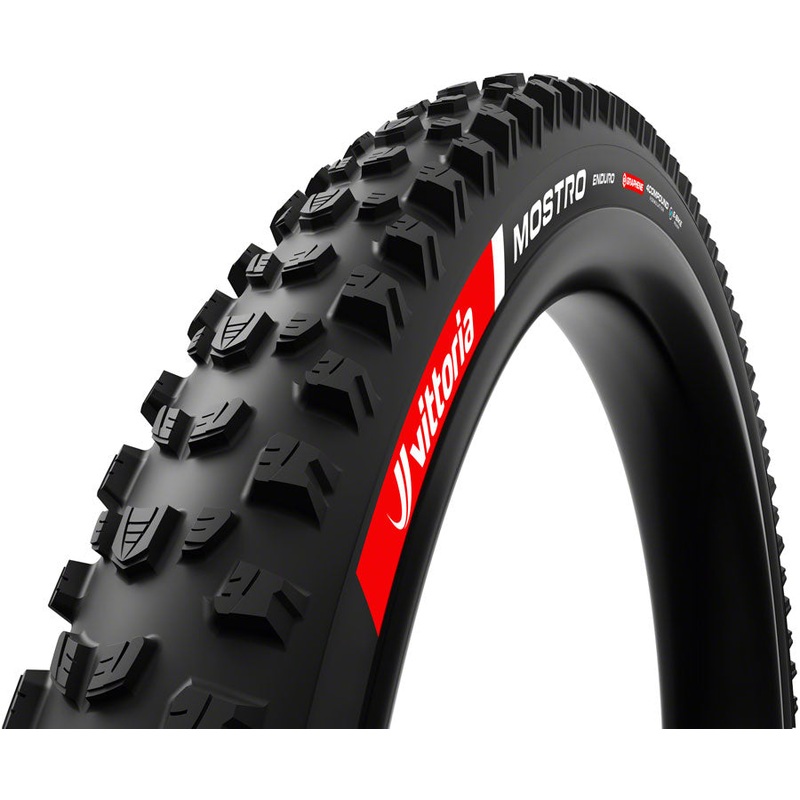 Vittoria Mostro Enduro Tire – 29 x 2.4 Tubeless Folding BLK 4C Graphene 2-ply G2.0 E-Bike