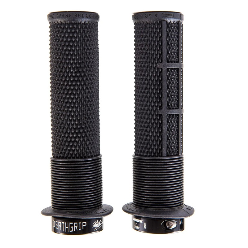 DMR DeathGrip 2 Race Edition Grips – Thin Lock-On Black Flanged