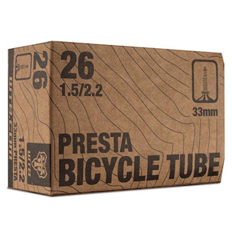 WTB Butyl Tube, 26 x 2.3-2.5″, 33mm PV NLS