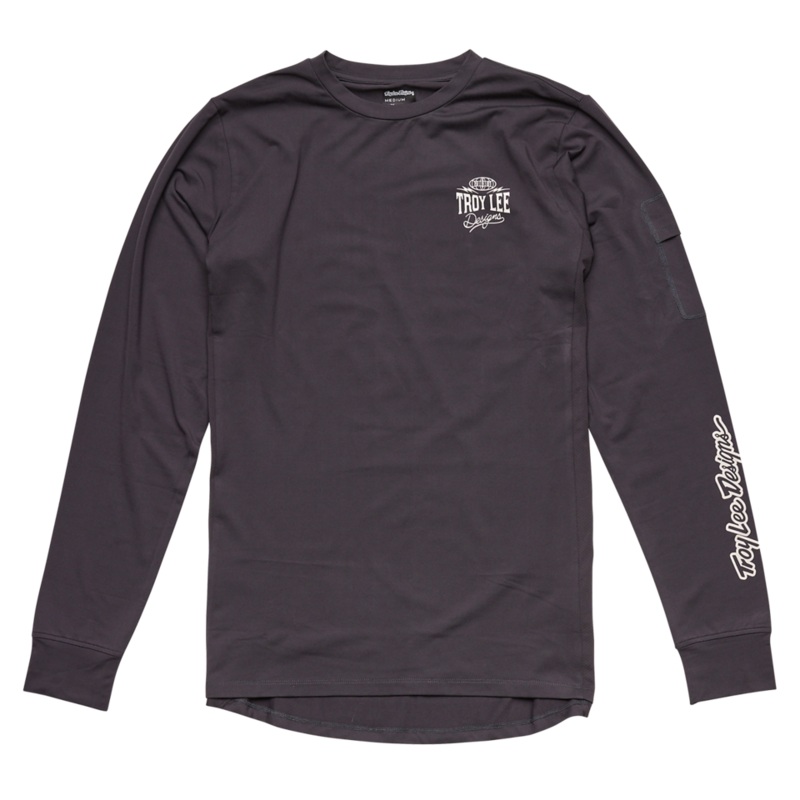 Troy Lee Designs Ride Tee – Youth – Bolts – Carbon