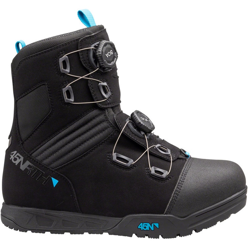 45NRTH Wolfgar Cycling Boot – Black/Blue Size 42