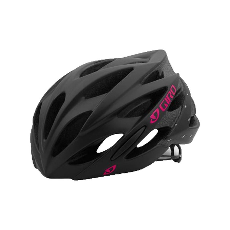 Giro Sonnet Road Helmet – Womens – Matt Black-Bright Pink
